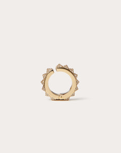Mono Earcuff Rockstud  In Metallo E Cristalli Swarovski ®