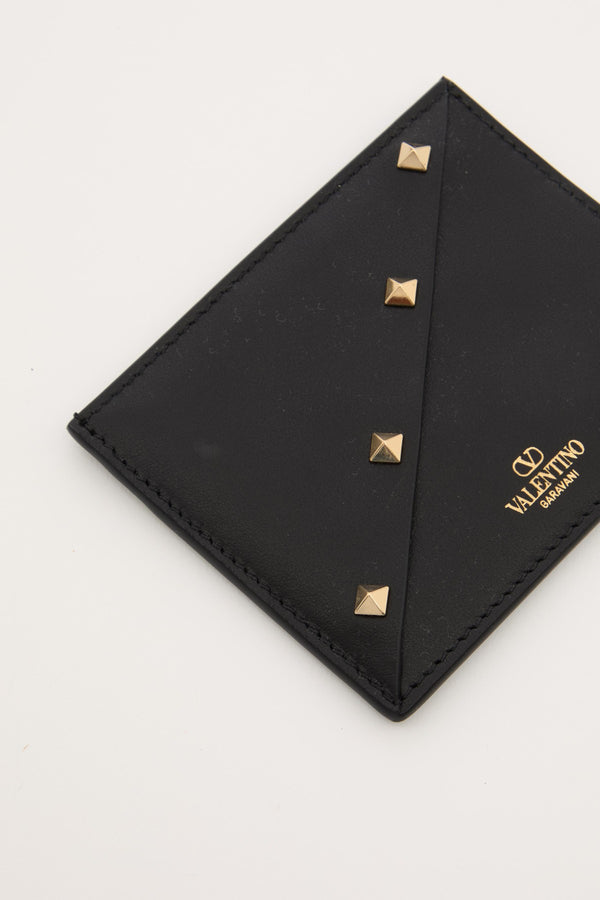 PORTACARTE VALENTINO GARAVANI ROCKSTUD WISPY IN VITELLO