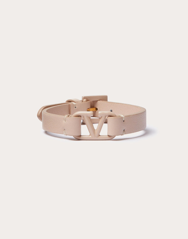 Bracciale Vlogo Signature Valentino Garavani In Pelle E Metallo