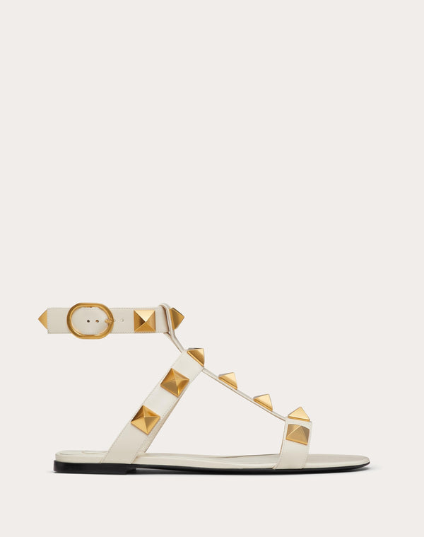Sandalo Basso Roman Stud In Vitello