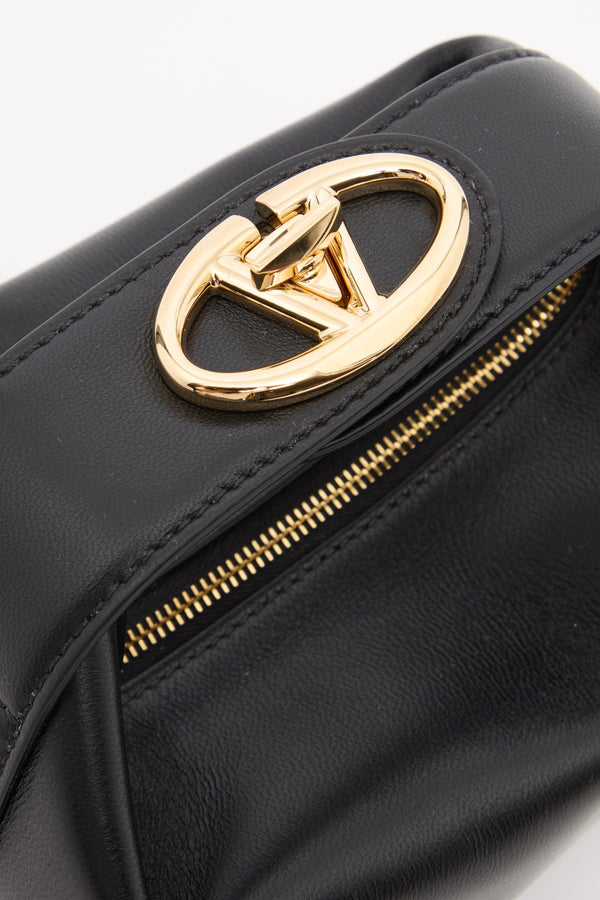 MINI BORSA A MANO VLOGO THE BOLD EDITION IN NAPPA