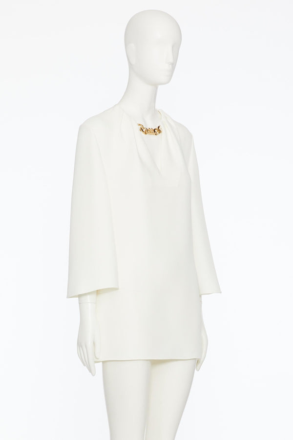 Abito Kaftano In Cady Couture Vlogo Chain