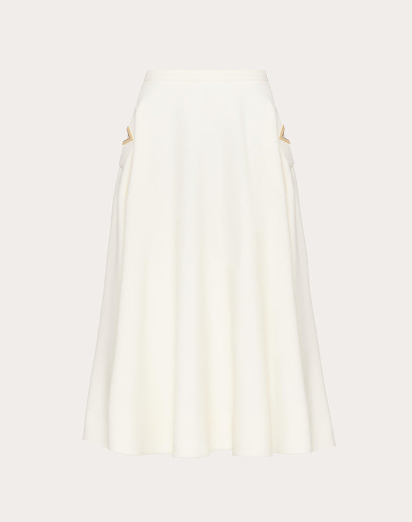 Gonna Midi In Crepe Couture 