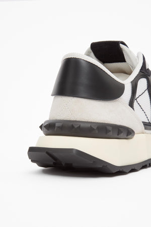 SNEAKER NETRUNNER IN TESSUTO E PELLE SCAMOSCIATA