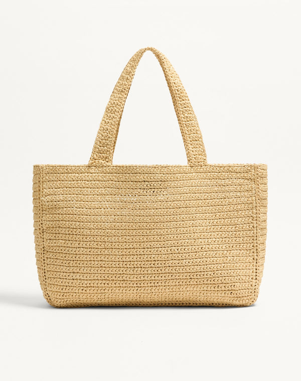 Borsa Shopping Grande Valentino Garavani Viva Superstar In Rafia