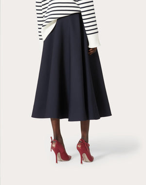 Gonna Midi In Crepe Couture 