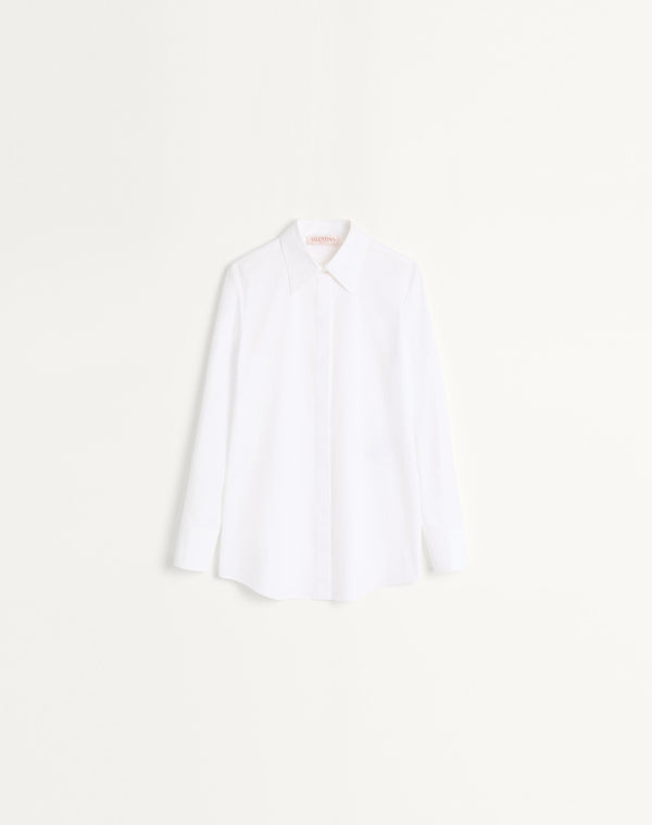 Camicia in Cotton Popeline