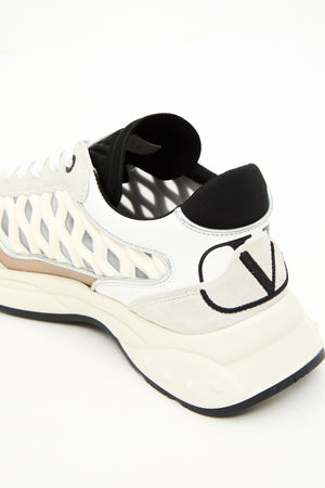 SNEAKER READY GO RUNNER IN TESSUTO E PELLE