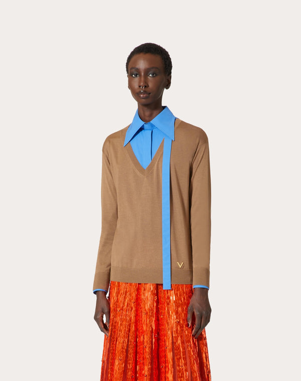 Maglia In Cashmere Seta 