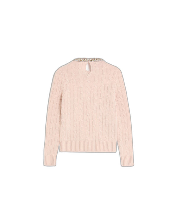 Maglia in Lana ricamata