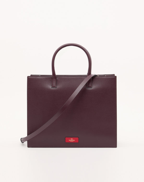 BORSA SHOPPING VLOGO WALK IN VITELLO