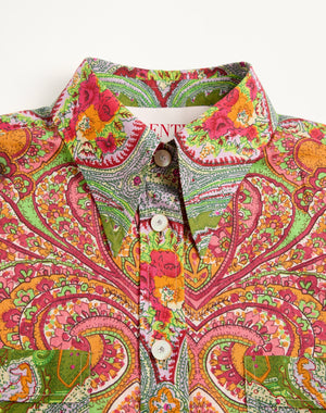 Camicia In Mussola Cachemire Voyage Imaginaire 