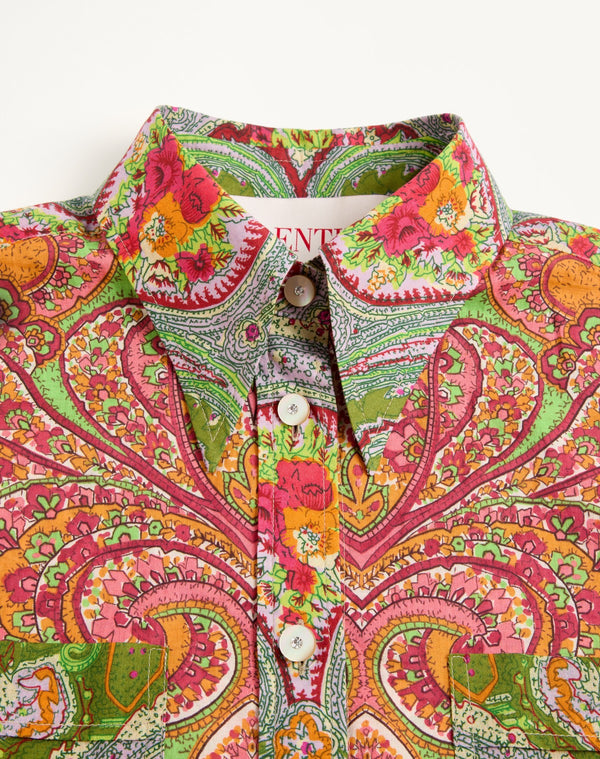 Camicia In Mussola Cachemire Voyage Imaginaire 