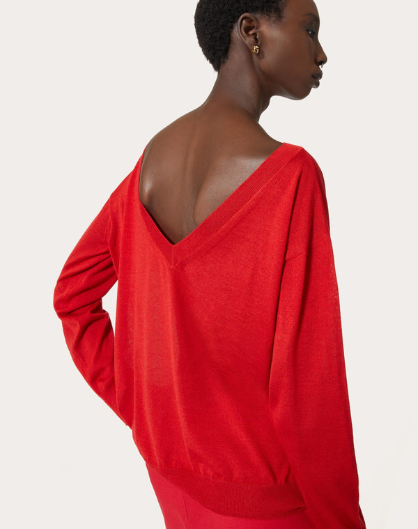 Maglia In Cashmere Seta 