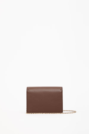POUCH CON CATENA VLOGO WALK IN NAPPA
