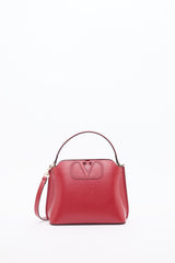 BORSA A MANO FILL ME IN VITELLO GRANATO