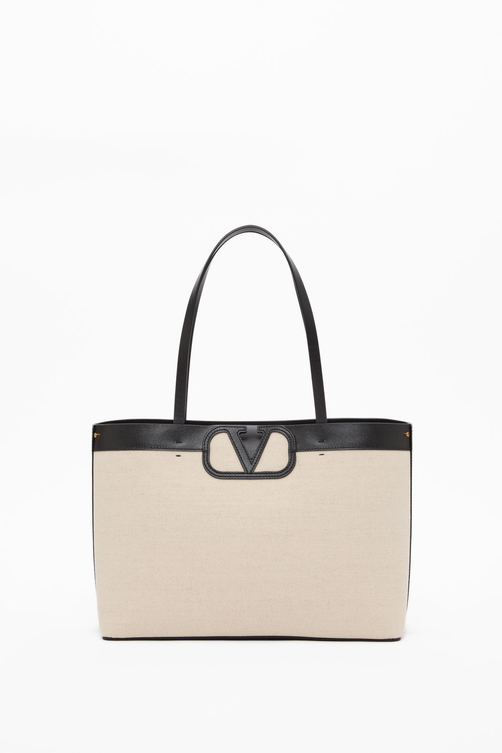 BORSA SHOPPING FILL ME IN CANVAS E VITELLO