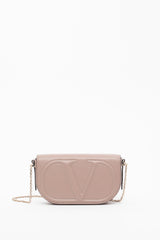 POUCH CON CATENA VLOGO WALK IN VITELLO
