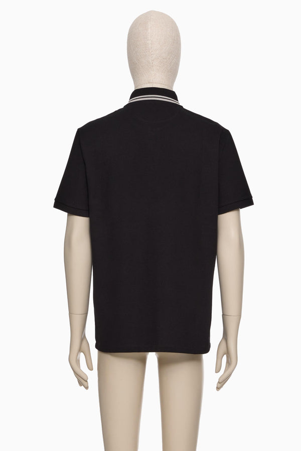 Polo In Piquet Di Cotone Con Ricamo Maison Valentino