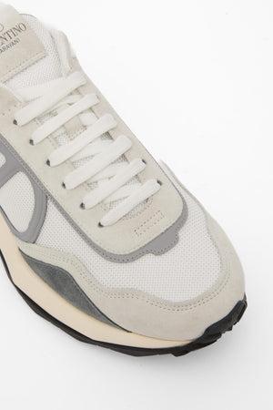 SNEAKER NETRUNNER IN TESSUTO E PELLE SCAMOSCIATA