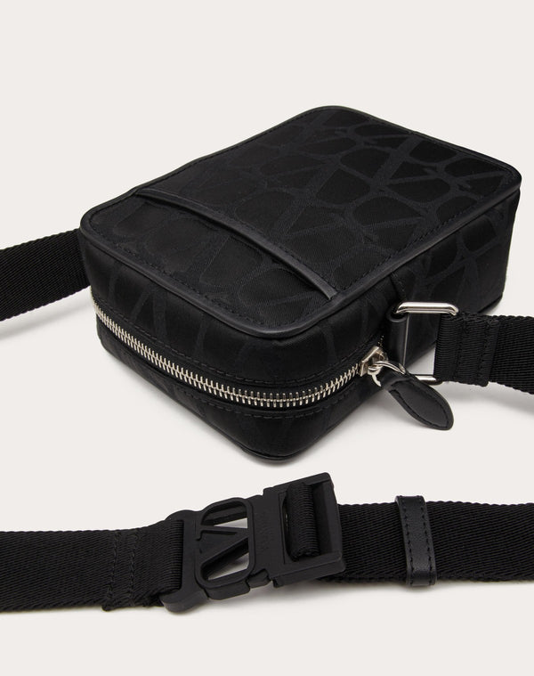 Borsa A Tracolla Piccola Black Iconographe In Nylon