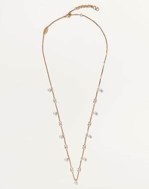 Collana Vlogo Signature In Metallo E Perle Swarovski®