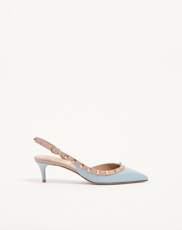 DÉCOLLETÉ SLINGBACK ROCKSTUD IN VITELLO 50MM