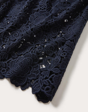 Gonna In Rose Guipure 