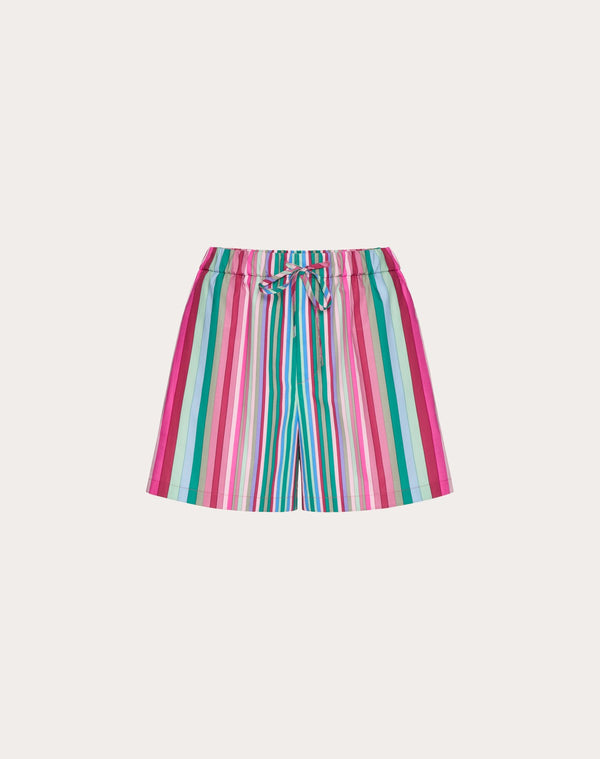 Shorts In Popeline Valentino Stripes 75 