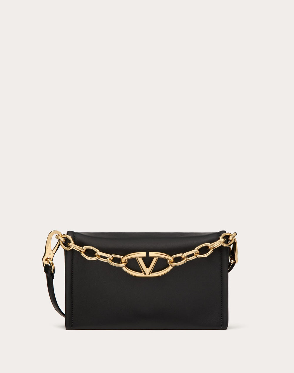 Clutch Vlogo Chain In Nappa Con Catena