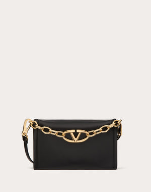 Clutch Vlogo Chain In Nappa Con Catena