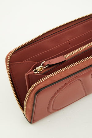 PORTAFOGLIO CON ZIP VLOGO WALK IN VITELLO 