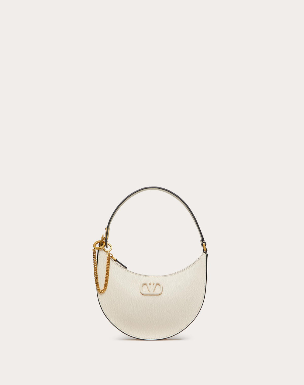 Mini Hobo Vlogo Signature In Vitello Granato