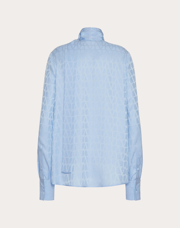 Camicia In Silk Jacquard Toile Iconographe 