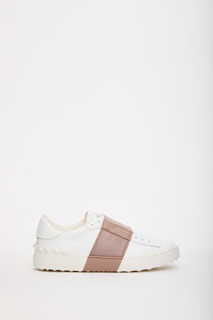 SNEAKER OPEN TIE-UP IN NAPPA