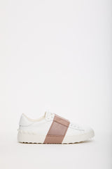 OPEN TIE-UP SNEAKER IN NAPPA