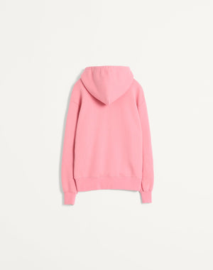 Felpa In Cotone Con Cappucco E Stampa Chez Valentino