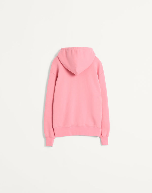 Felpa In Cotone Con Cappucco E Stampa Chez Valentino