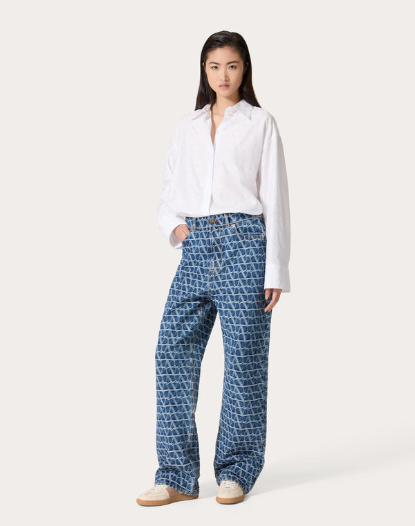 Pantaloni In Denim Toile Iconographe 