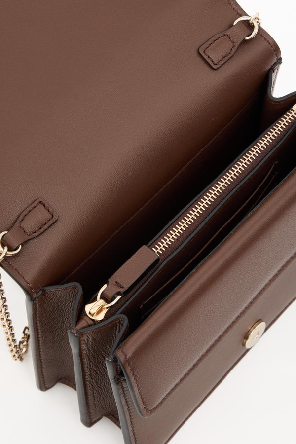 POUCH CON CATENA VLOGO WALK IN NAPPA
