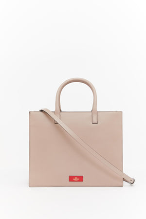 BORSA SHOPPING VLOGO WALK IN VITELLO