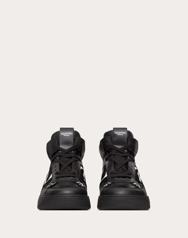 Sneaker Mid-Top Vl7N In Vitello E Nastri