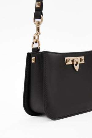 BORSA PICCOLA A TRACOLLA ROCKSTUD FIERCE IN VITELLO