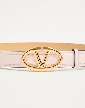 Cintura Vlogo The Bold Edition In Vitello Lucido 30 Mm