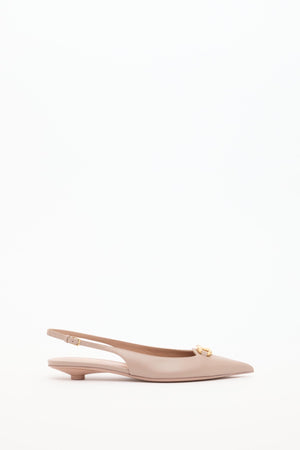 BALLERINA SLINGBACK VLOGO THE BOLD EDITION IN VITELLO 20MM
