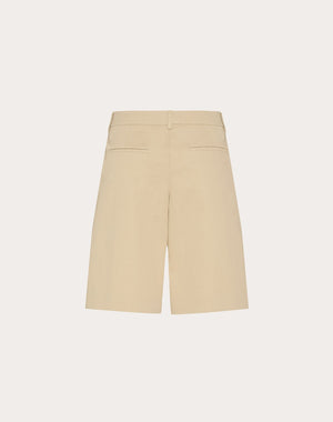 Bermuda In Diagonal Cotton Linen 