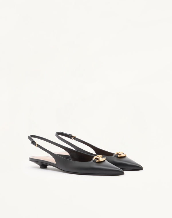 BALLERINA SLINGBACK VLOGO THE BOLD EDITION IN VITELLO 20MM