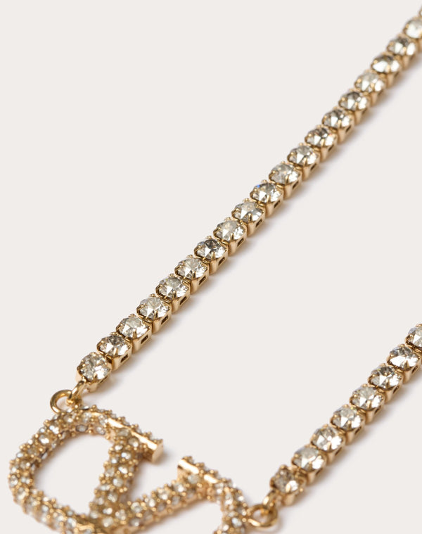 Collana Vlogo Signature In Metallo E Cristalli Swarovski®