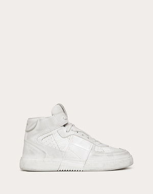 Sneaker Mid-Top Vl7N In Vitello E Nastri