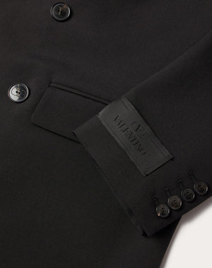 Giacca Doppiopetto In Lana Con Etichetta Sartoriale Maison Valentino